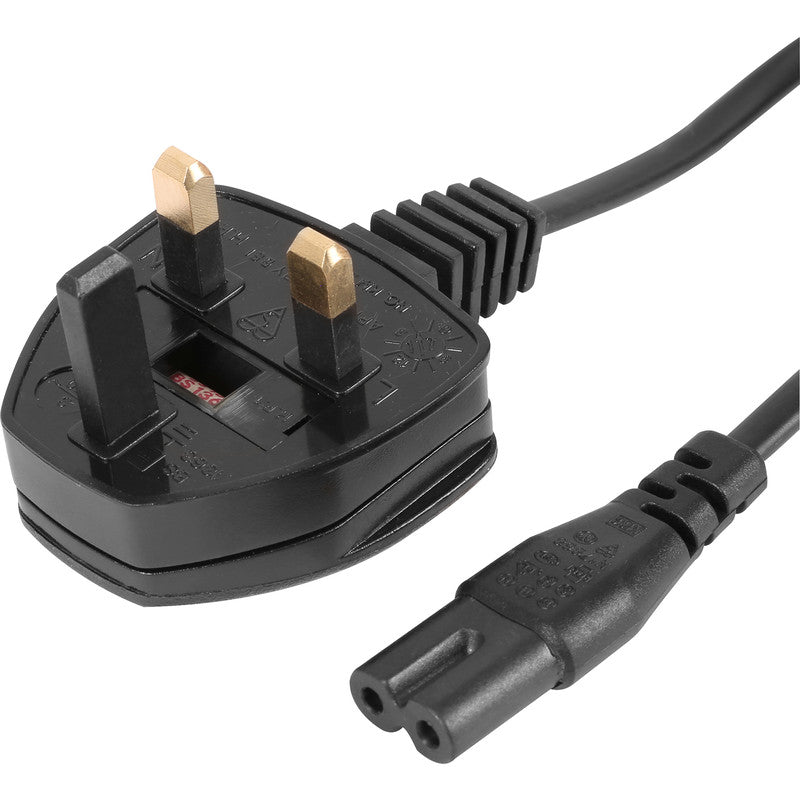 Mains Power Lead UK Plug - Figure 8 3A